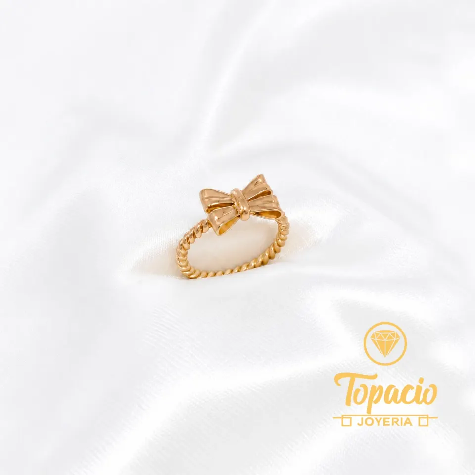 Anillo Lazo Trenzado 18K