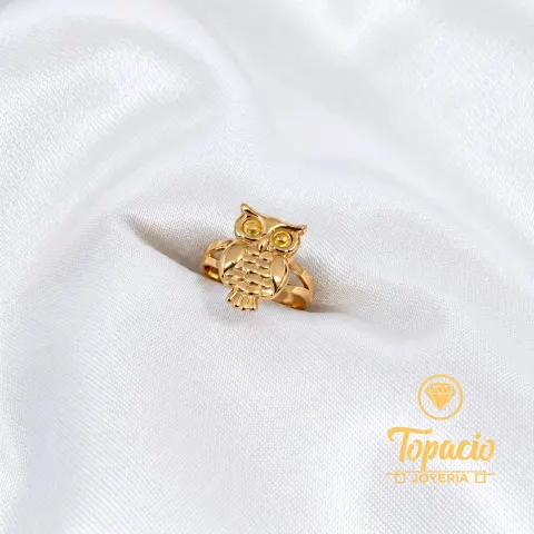 Anillo Búho 18K