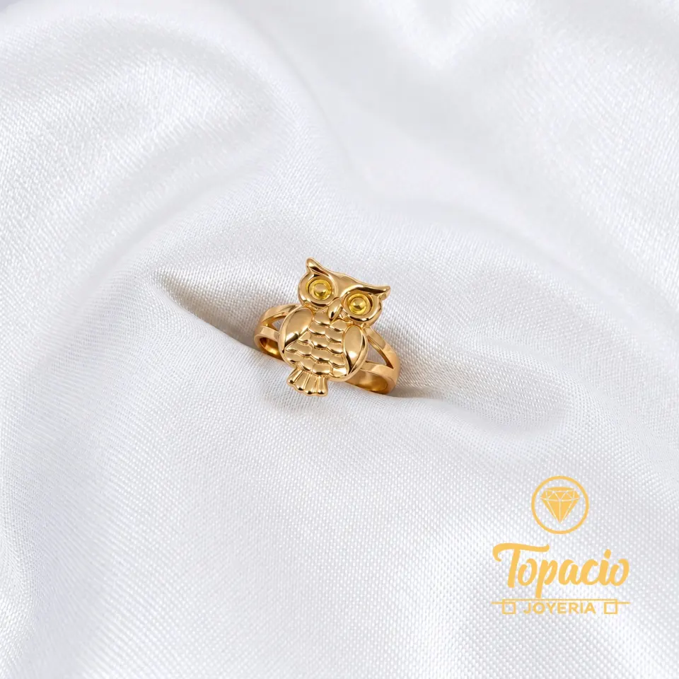Anillo Búho 18K