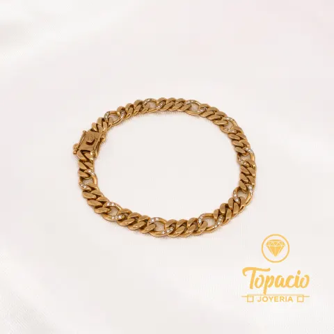 Pulsera Cartier con Piedras 18K