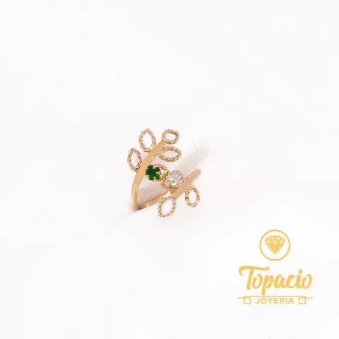 Anillo Ramo de Olivo 18K