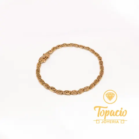 Pulsera Mónaco Chino 18K