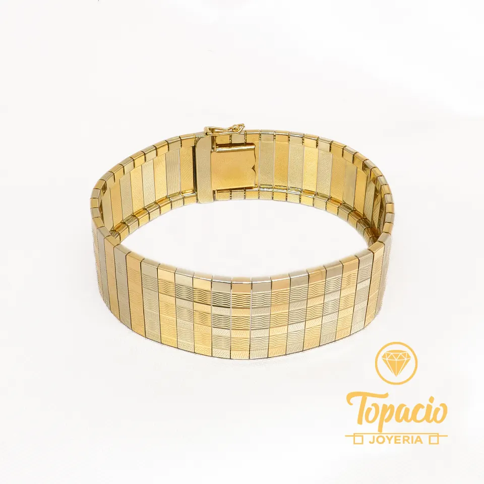 Brazalete Tres Oros 18K