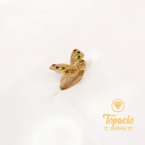 Anillo Mariposa 18K