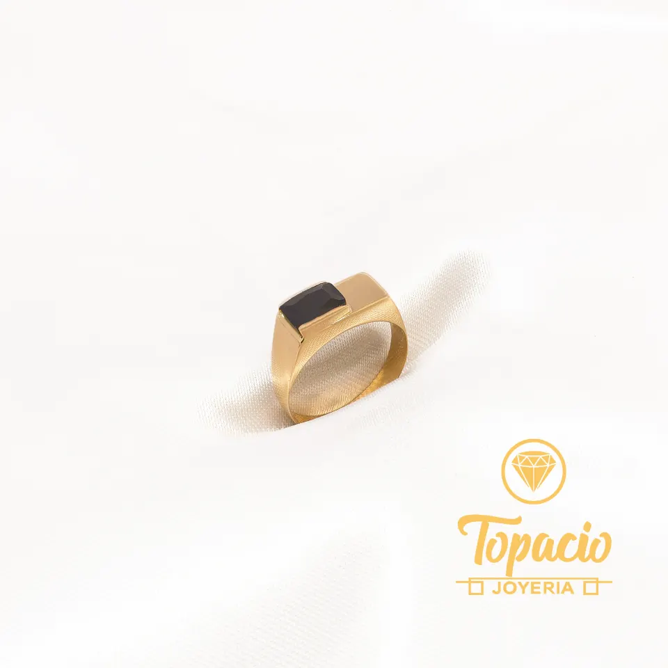 Anillo Chevalier con Piedra 18K