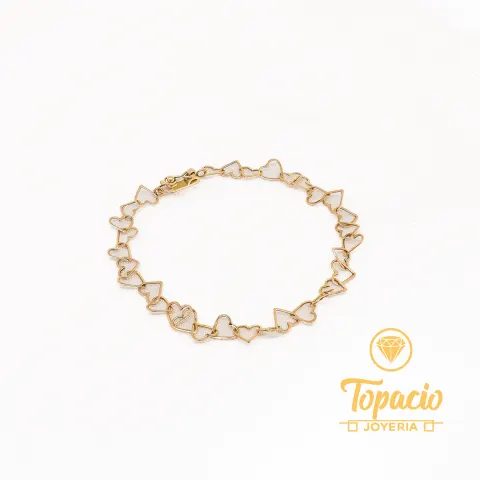 Pulsera Corazón 18K