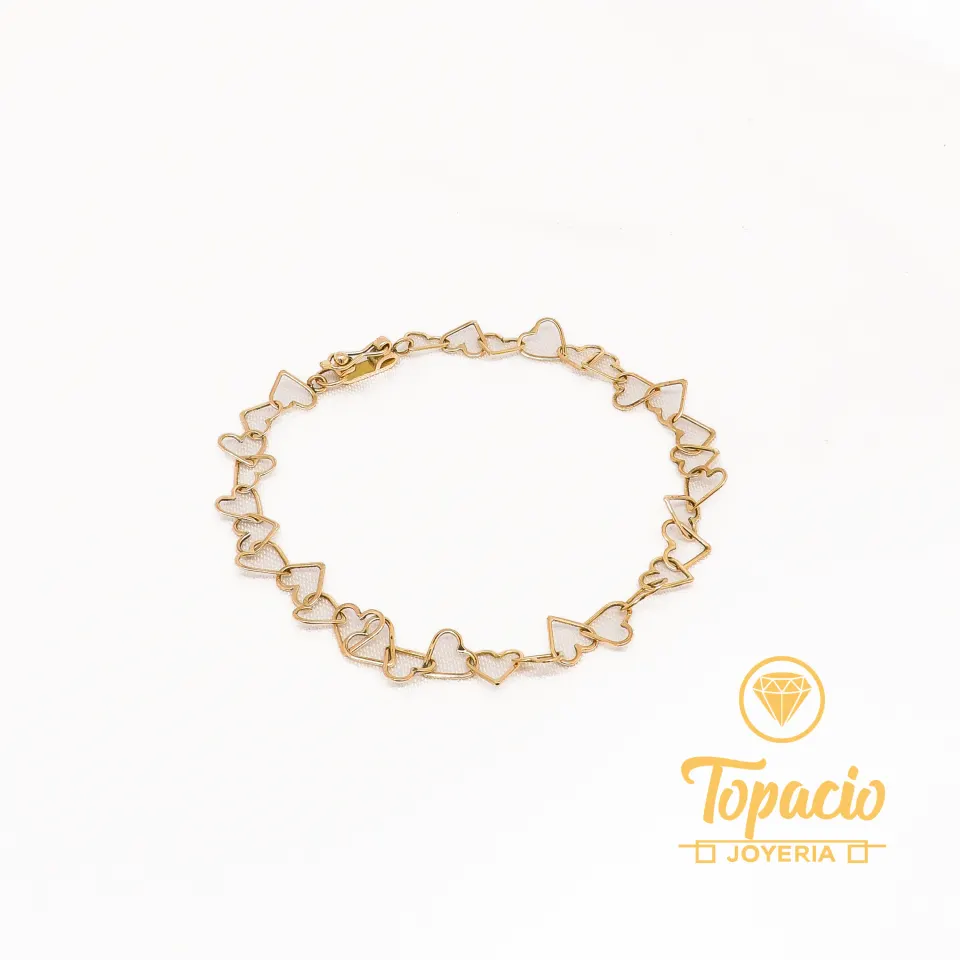 Pulsera Corazón 18K