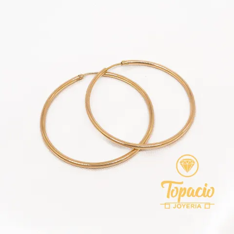 Argolla Circular Directa 18K