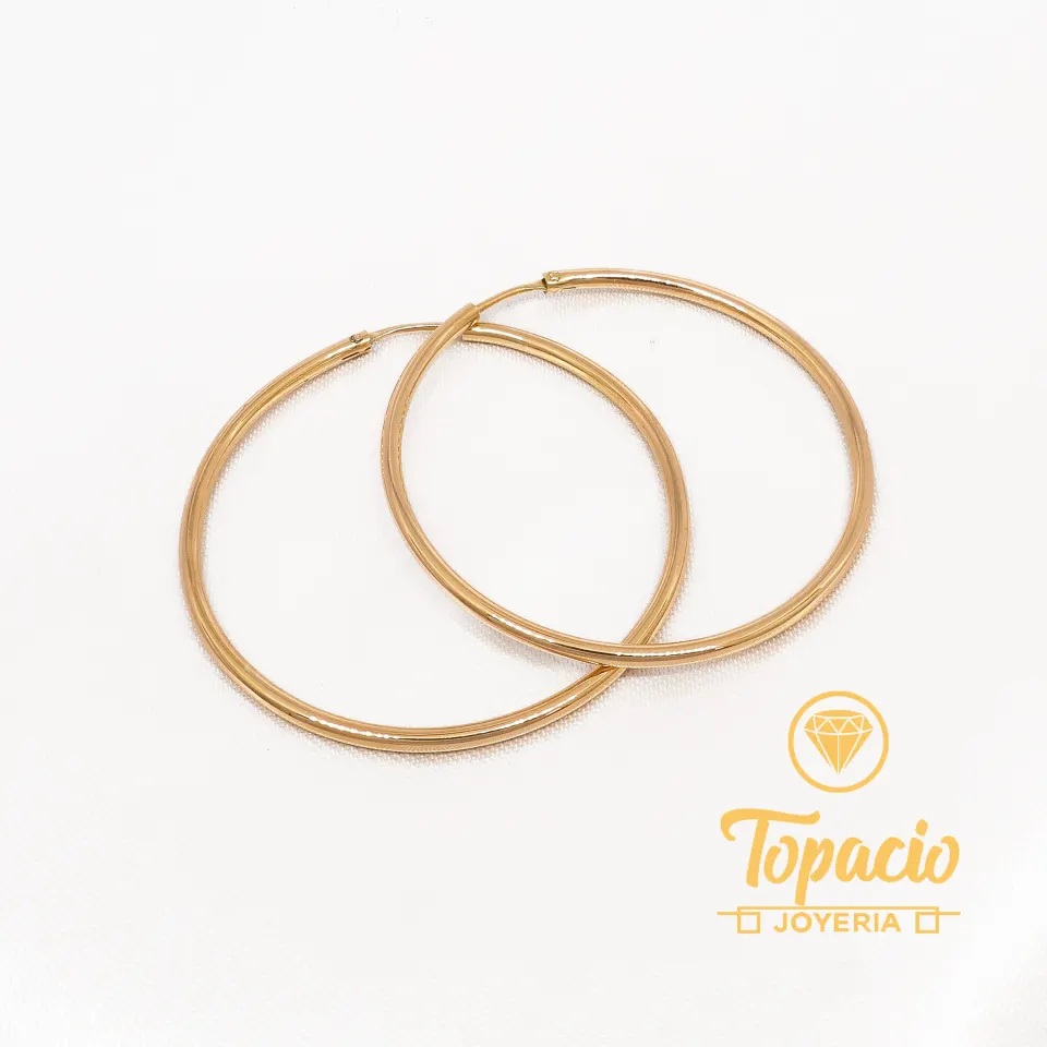 Argolla Circular Directa 18K