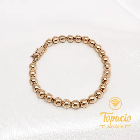 Pulsera Bolas 18K