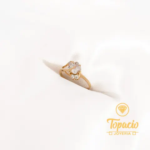 Anillo Flor 18K