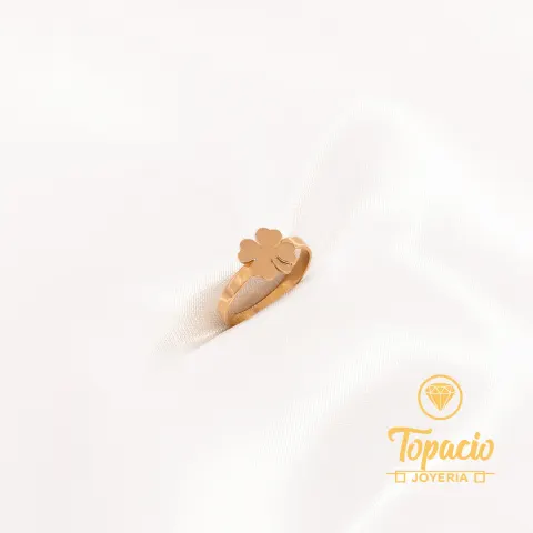 Anillo Trébol 18K
