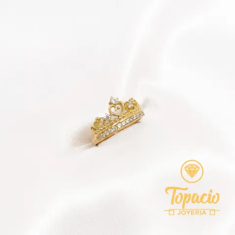 Anillo Corona 18K