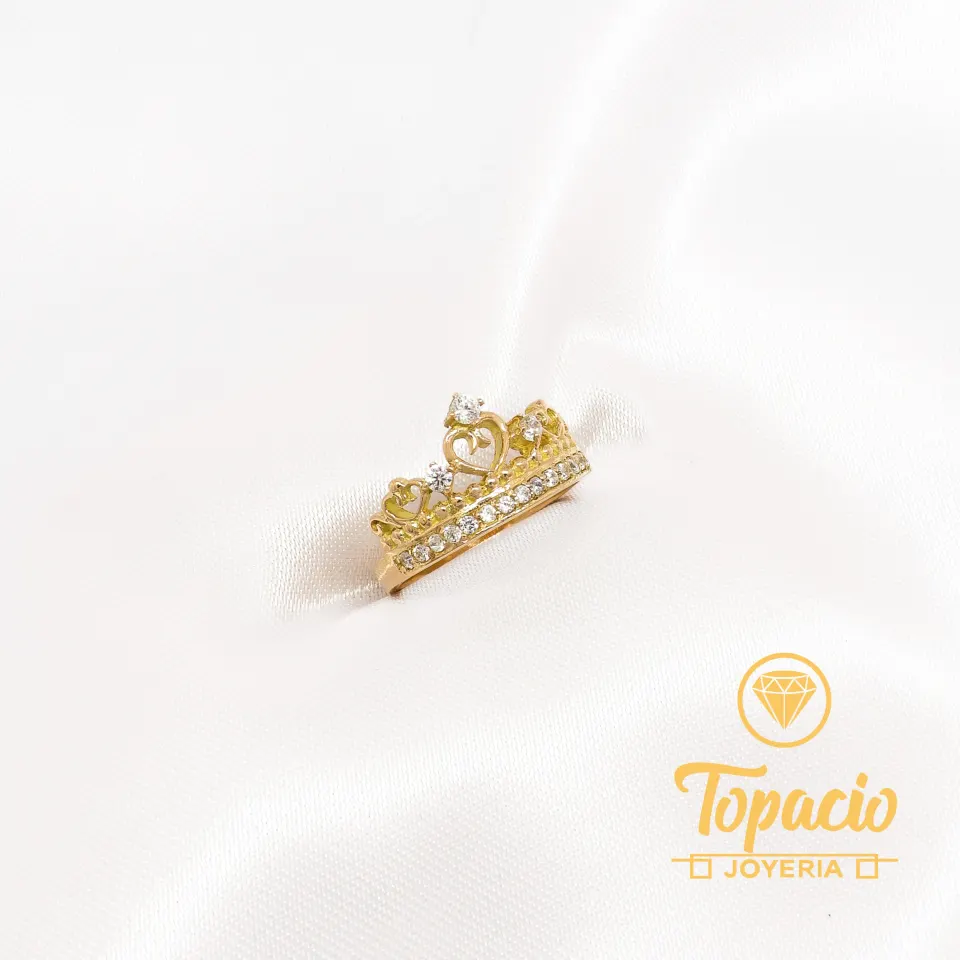Anillo Corona 18K