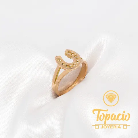 Anillo Herradura 18K