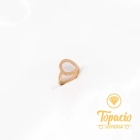 Anillo Círculo Abierto 18K