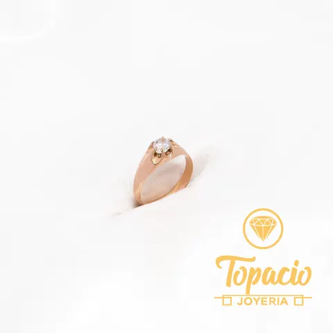 Anillo Solitario 18K