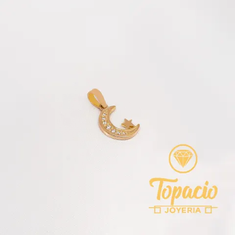 Dije Luna y Estrella 18K