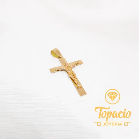 Dije Crucifijo 18K