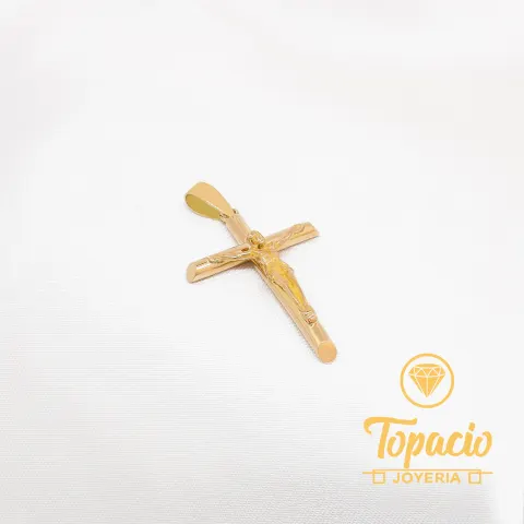 Dije Crucifijo 18K