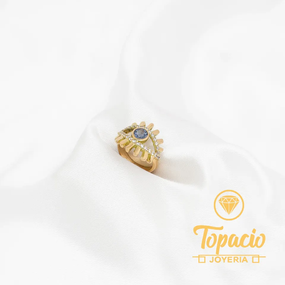 Anillo Ojo de Latón 18K