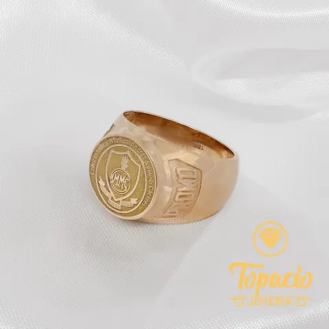 Anillo Bolichera Personalizado 18K