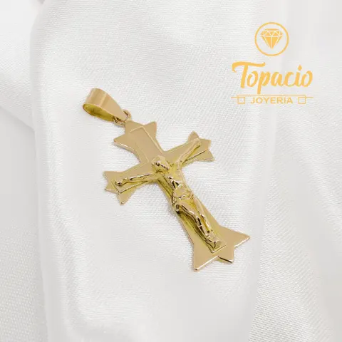 Dije Crucifijo 18K