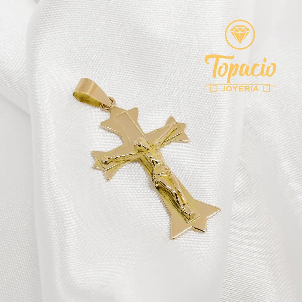 Dije Crucifijo 18K