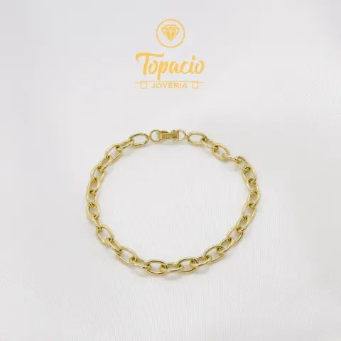 Pulsera Eslabón Oval 18K