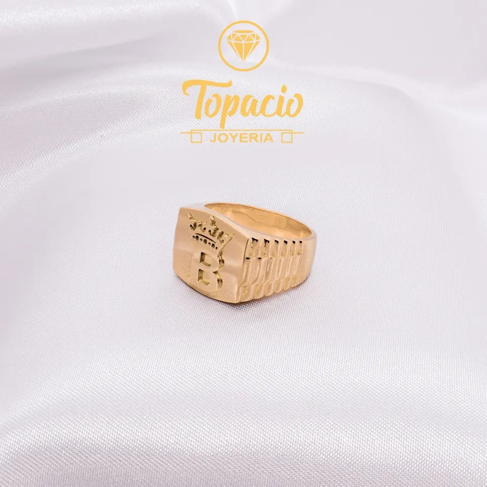 Anillo Rolex Personalizado con Inicial "B"