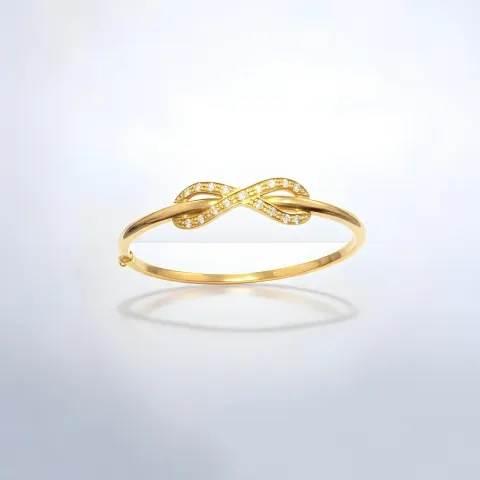 Puñera Infinito con Piedras 18K