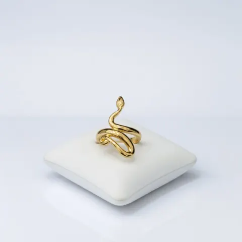 Anillo Serpiente 18k