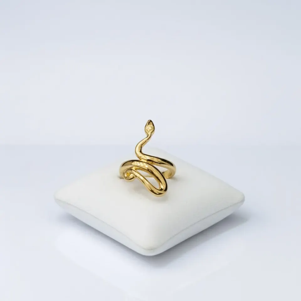 Anillo Serpiente 18k