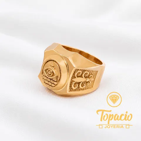 Anillo Ojo Que Todo Lo Ve 18K