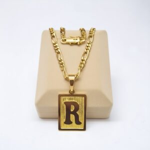 Cadena Cartier con Dije Inicial en Oro 18k
