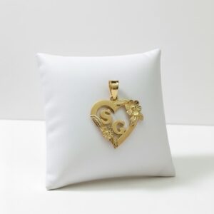 Dije Corazón Personalizado en Oro 18k