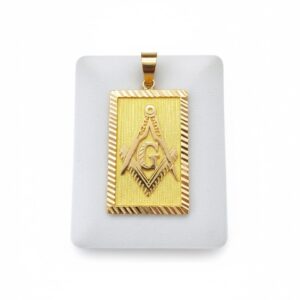 Dije Masónico en Oro 18k