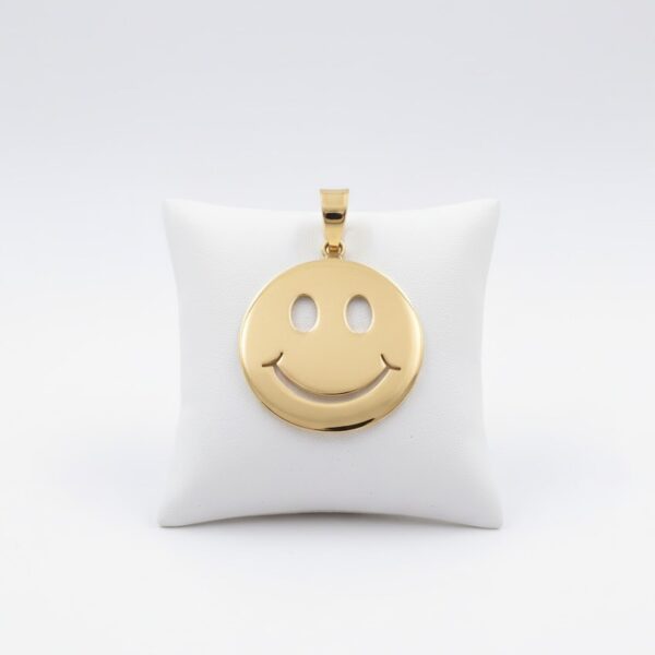 Dije Smiley en Oro 18k