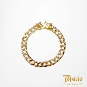 Pulsera Hexagonal Cubana – Oro 18k