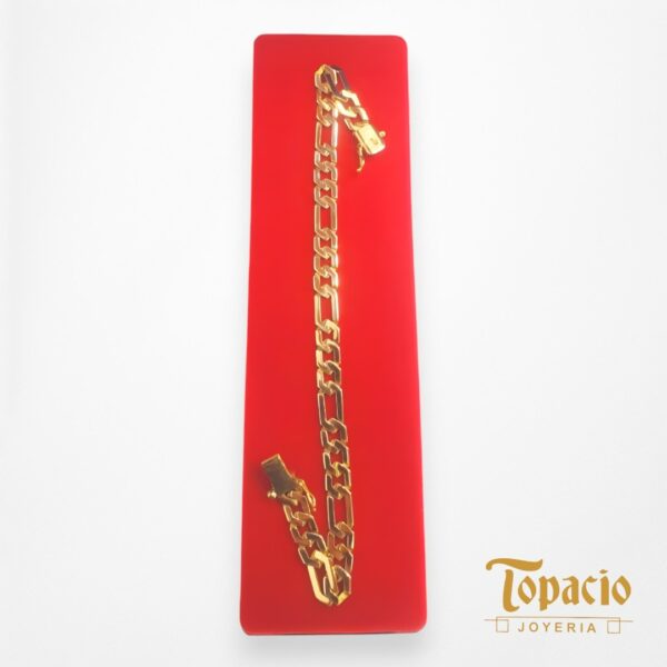 Pulsera Hexagonal 3 por 1 – Oro 18k