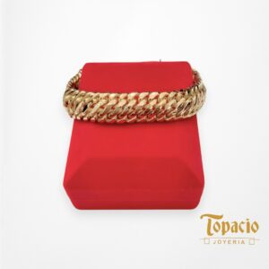 Pulsera Lomo de Corvina Trenzado  – Oro 18k