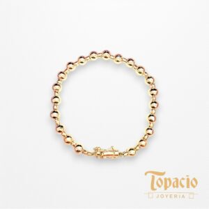 Pulsera Esferas oro 18K
