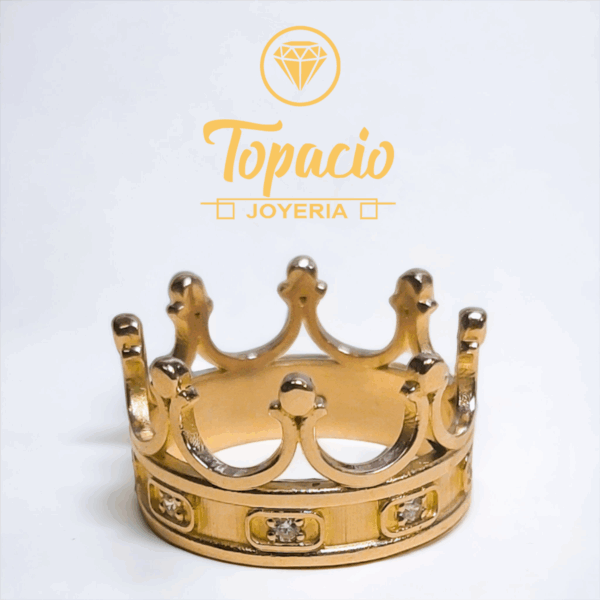 Anillo Corona Real 18K