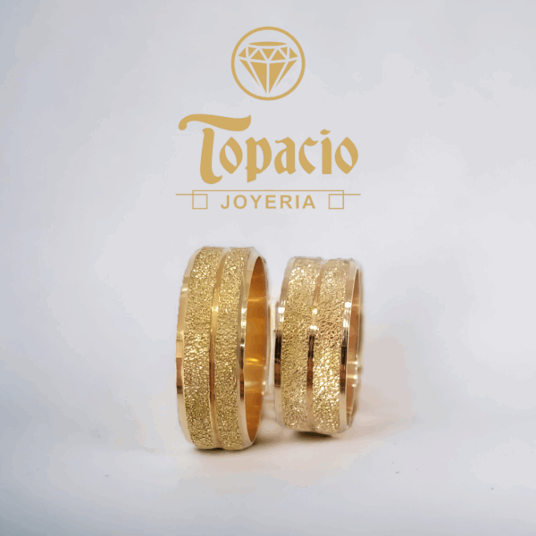 Aros Diamantados Escarchados 18K