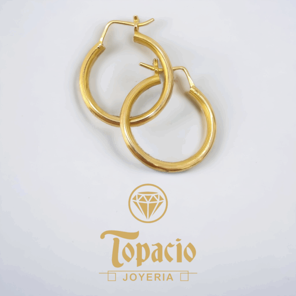 Argollas Circulares 18K
