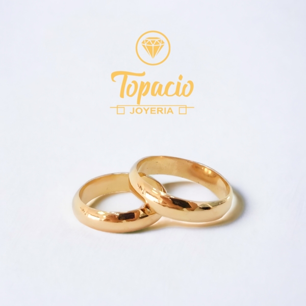 Aros Media Caña 18K