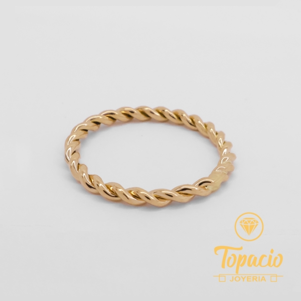 Anillo Torcido 18K