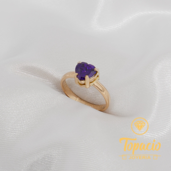 Anillo Corazón 18K