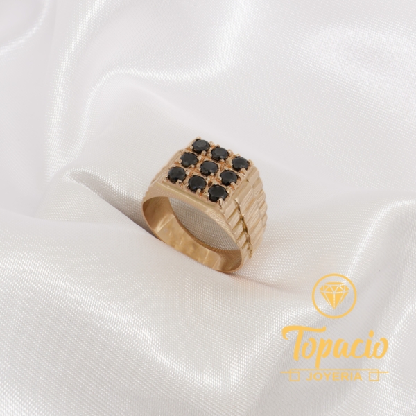 Anillo Rolex con Piedras 18K