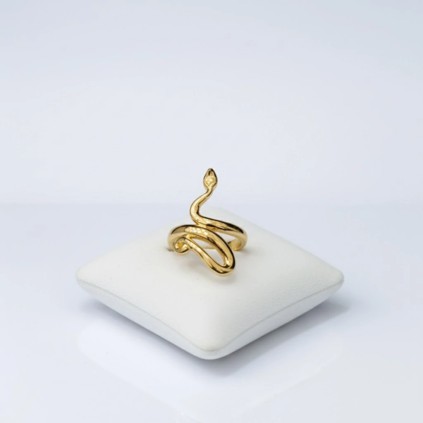Anillo Serpiente 18k